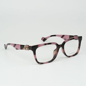 NEW Gucci GG1537OK 004 Pink Havana Square Women Eyeglasses GG 1537OK